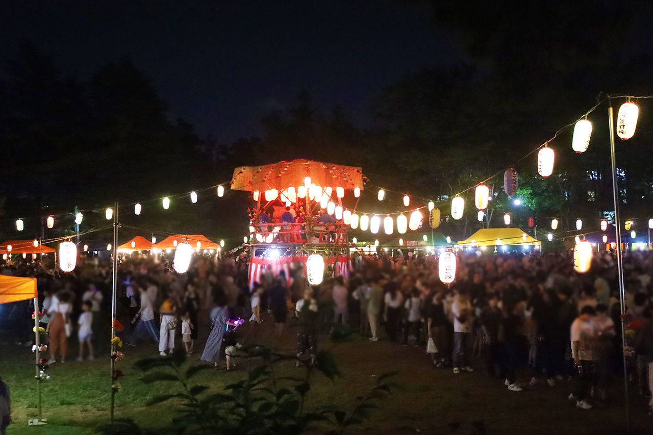 近隣公園で「盆踊り大会」が2023年に4年ぶりの開催